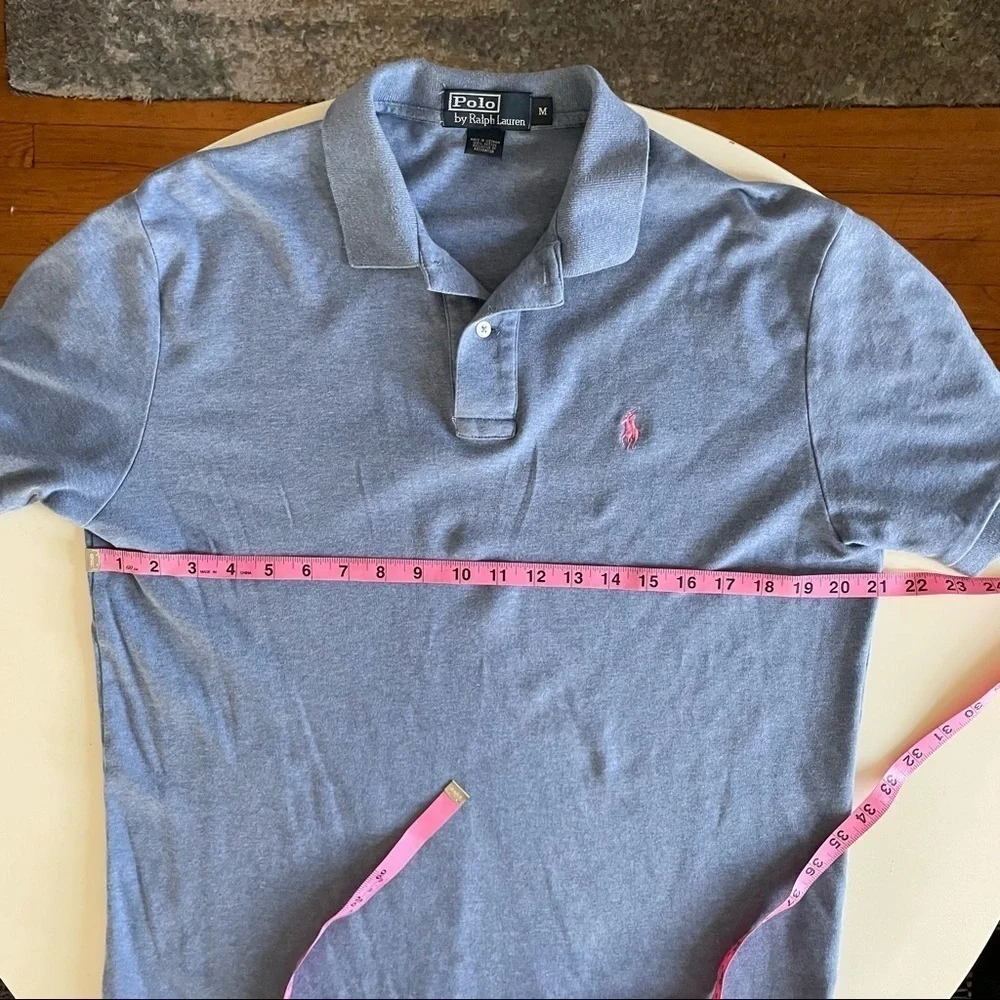 Polo by Ralph Lauren Soft Cotton Polo Shirt Blue Men’s Size Medium